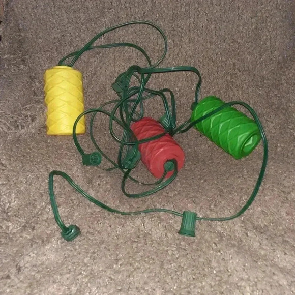 Vintage NOMA Patio Lights-3 Wire Strings-7 Lanterns-Box-Parts Lot/Untested  Part - Picture 3 of 6